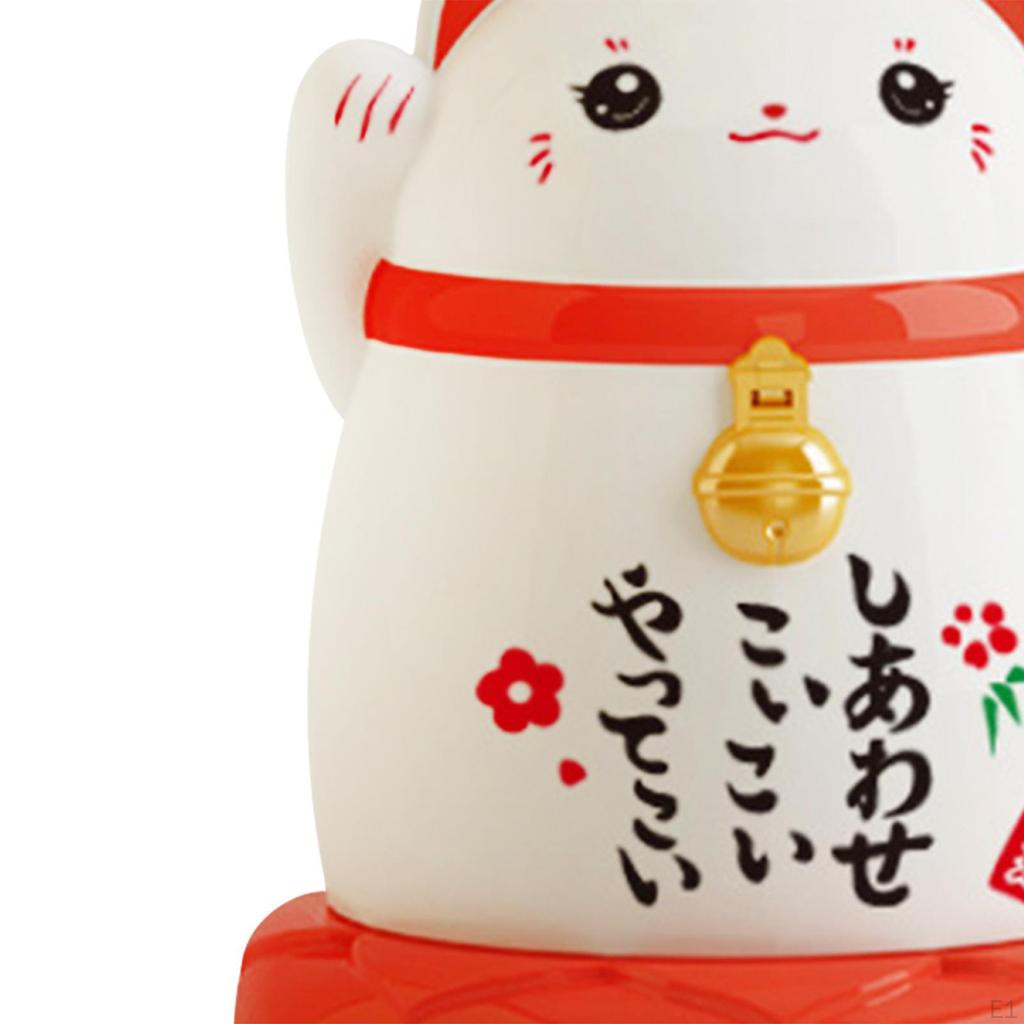 Cotton Swab Storage Case featuring China Lucky Cat Toothpick Holder for Home