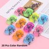 20Pcs Creative Mini Car Boys Kid Plastic Transparent Pull Back Car Small Aircraft Toys Favor Party Educational Birthday Gifts