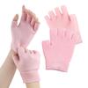 Reusable Cotton Gel Half-Finger Gloves For Deep Moisturizing Care Overnight Repair Treatment For Dry Cracked Hands Care Tool