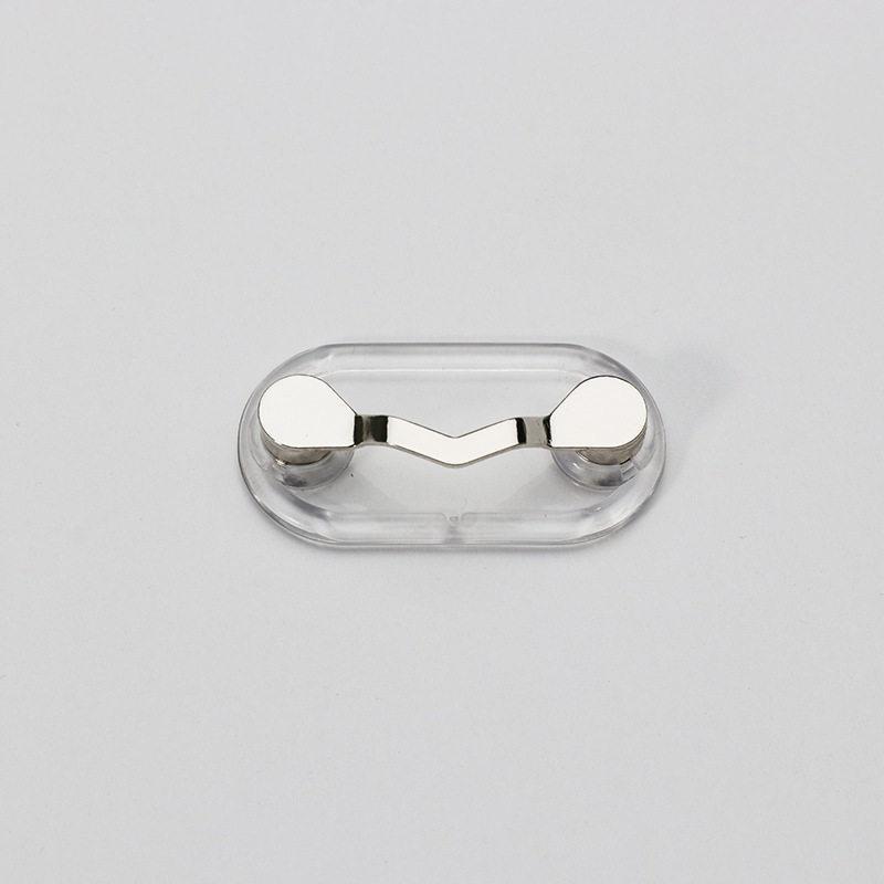 Magnetic Eyeglass Holder Clip Magnet Brooch For Shirt Collar Id Badge Holder And Earphone Clip Magnetic Accessory 1/2Pcs