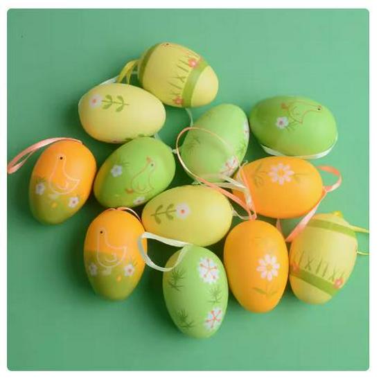 Easter Egg Toys: Handmade DIY Painted Plastic Eggs for Kindergarten Decoration