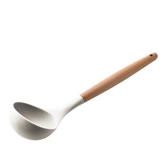 12Pcs Silicone Cooking Utensils Set Wooden Handles Spatula Set Heat