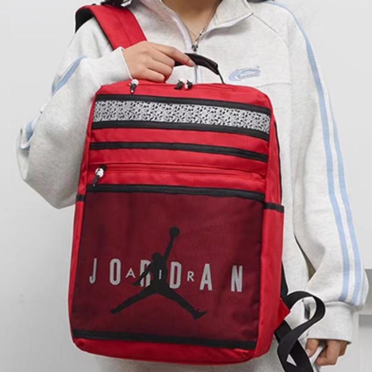New Jordan Polyester Backpack Regular Unisex Red 9A0185-R78