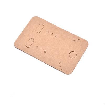 100Pcs  Earrings Necklace Holder Display Cards Jewelry Display Kraft Cards Label