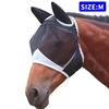 Fine Mesh Horse Equine Fly Mask With Ears 60% Uv Protection Soft Mesh Horse Fly Mask With Ears