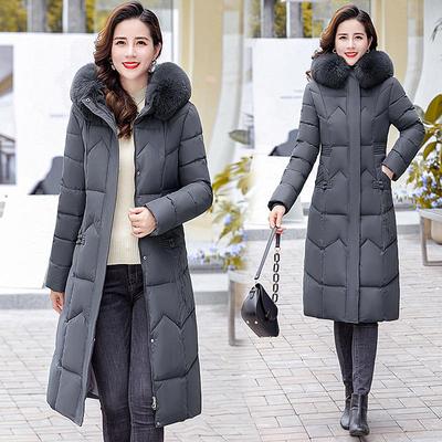 Women's Winter Parker Coat Thickened Warm Jacket Hooded Long Puffy Jacket Snow Warm Jacket