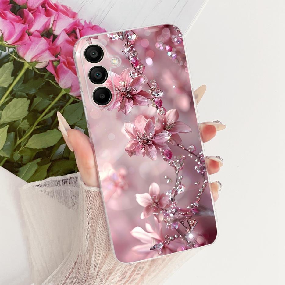 Pro Samsung Galaxy A16 5G Pouzdro SM-A166B Luxusní malovaný kryt s motýlem Měkké silikonové pouzdro Pro Samsung A16 26 36 Galaxy A56