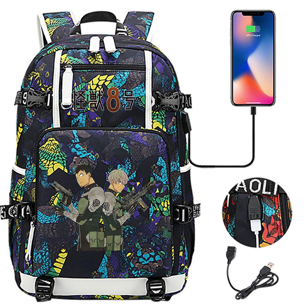 Schulrucksack mit großer Kapazität und Schultergurt; Schüler Drei-teiliges Federmäppchen-Set