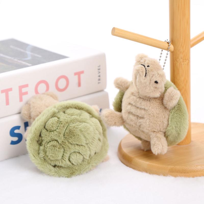 

Cute Plush Turtle Toy Vibrant Soft Green Tortoise Perfect Gift For Room Decor Creative Doll Keychain Charm onesize
