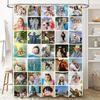 Personalized Custom Photo Collage Shower Curtain Waterproof Bathroom Decor 3D Printed Custom Home Textile Gifts for All Occasion