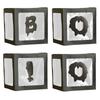 4Pcs/Set Cube 3D Transparent Balloons Boxes Pumpkin Photography Background Box  Haunted House