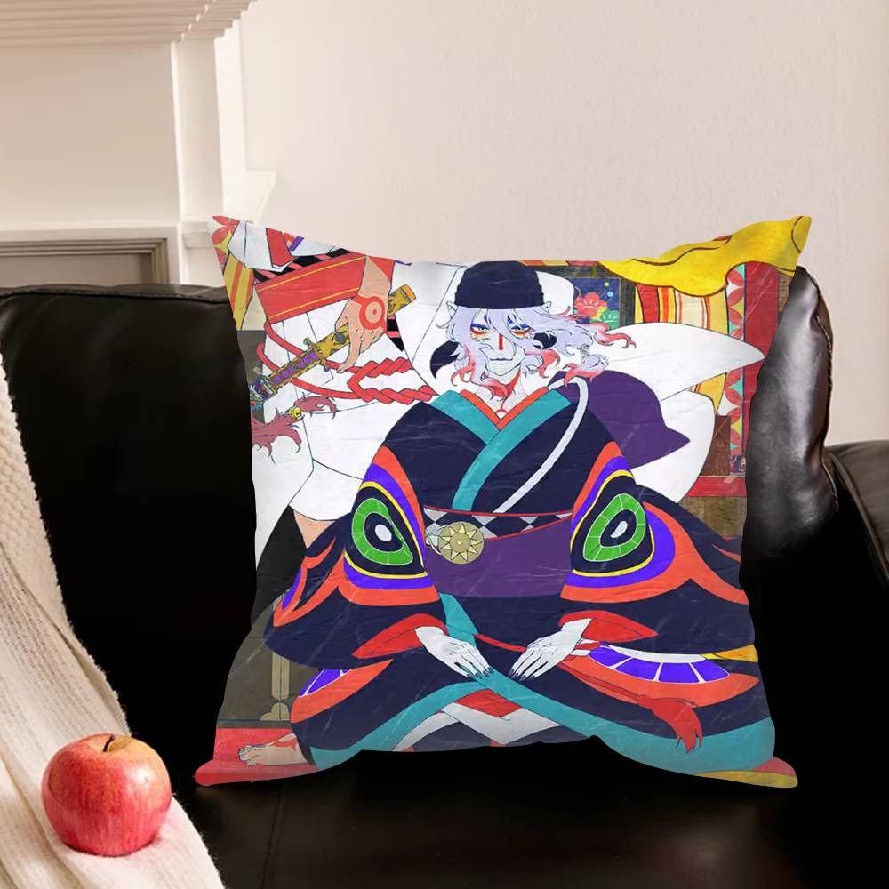 Tv Anime M-Mononoke Various Sizes Square Pillowcase For Car Home Bedchamber Decor