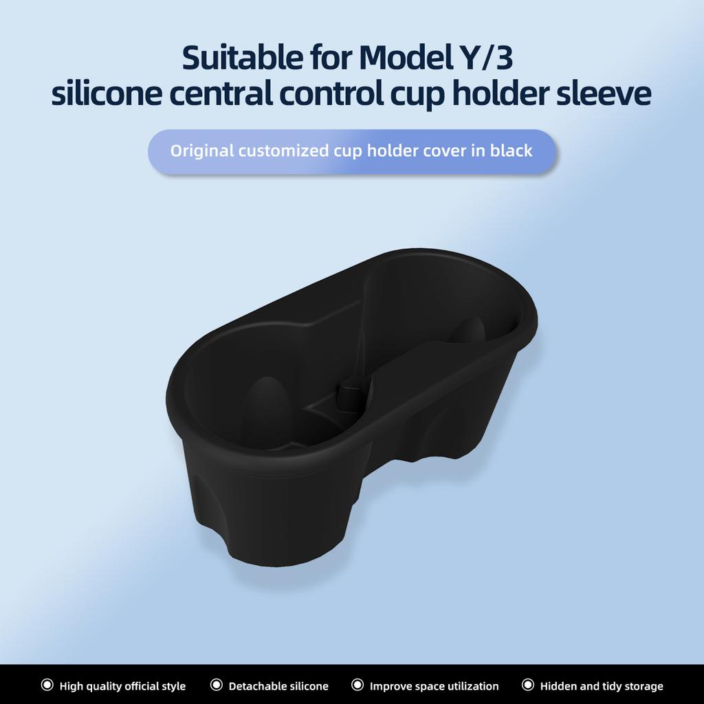 LUCKEASY for Tesla Model 3 Model Y 2023 Central Control Storage Box Ice Crystal Style Armrest Organizer Case Ca Accessories