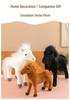 Realistic Little White Horse Plush Toy - Stuffed Pony Doll Ornament Gift for Year of the Horse