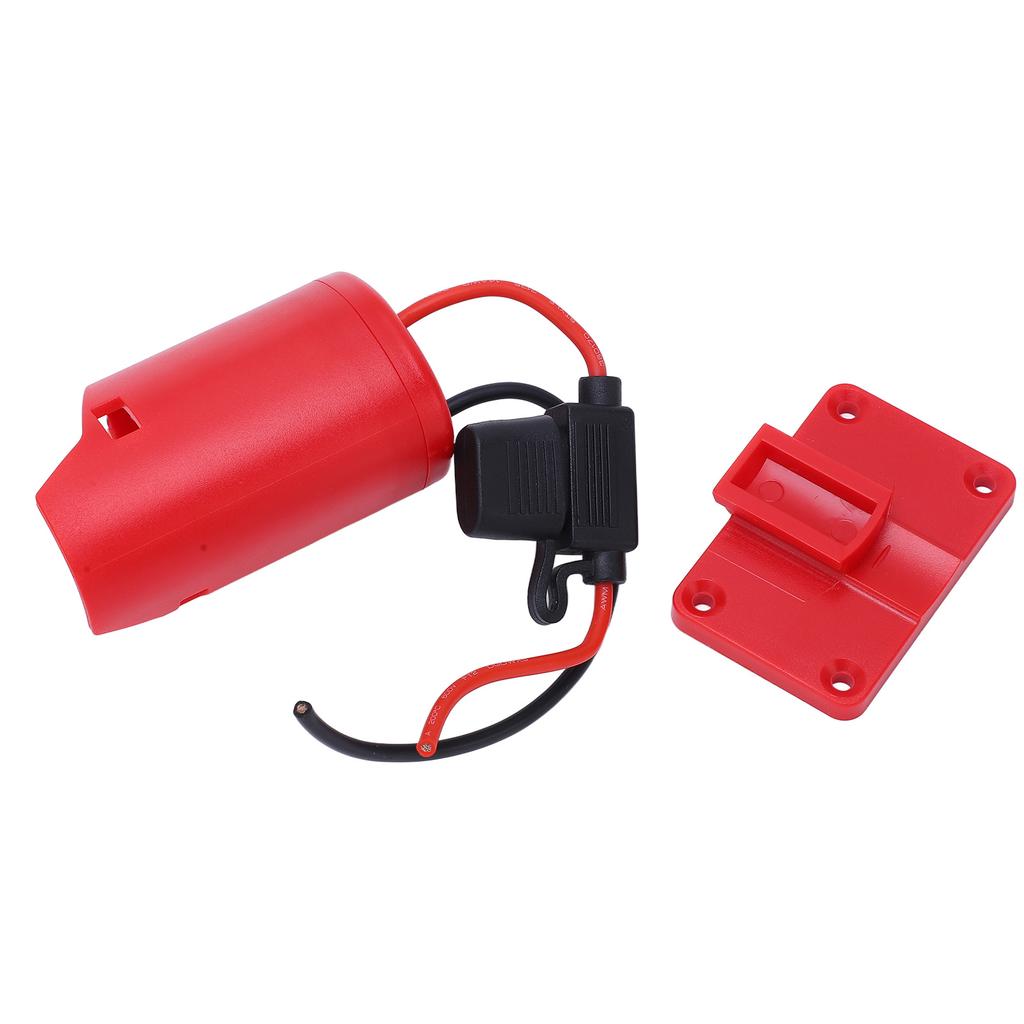 Batterieadapter ABS-Gehäuse 12V Lithium-Batterie Konverter Ersatz mit 30A Sicherung für M12