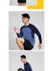 Men's Quick-Dry Long-Sleeve Sports Shirt for Autumn/Winter - Ideal for Basketball, Running, and Outdoor Activities