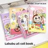 A5 Coil Book Cartoon High Value 32K Bronzing Notebook Student Color Page Book Notepad