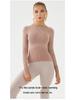 Autumn/Winter Long-Sleeve Yoga Top: Slim, Breathable Modal Cotton Body Shaper for Running and Fitness.