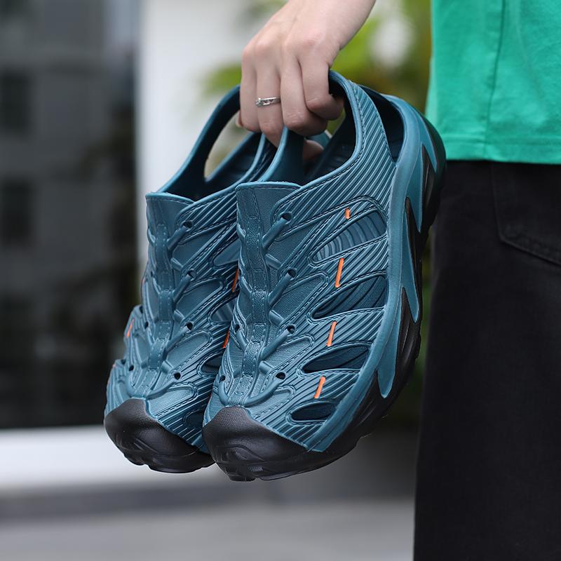 Fashion Mens Outdoor Trekking Sandals Summer Flat Non Slip EVA Collision Avoidance Quick Drying Beach Sandal Hiking PU Brand