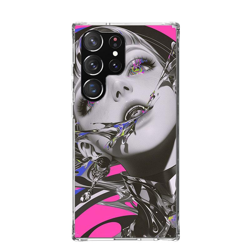 Girl Art Punk Phone Case For Samsung Galaxy S26 S25 Edge S24 S23 FE S22 Ultra S21 Plus S20 + Fundas Cover Coque Galaxy S25 S24 S