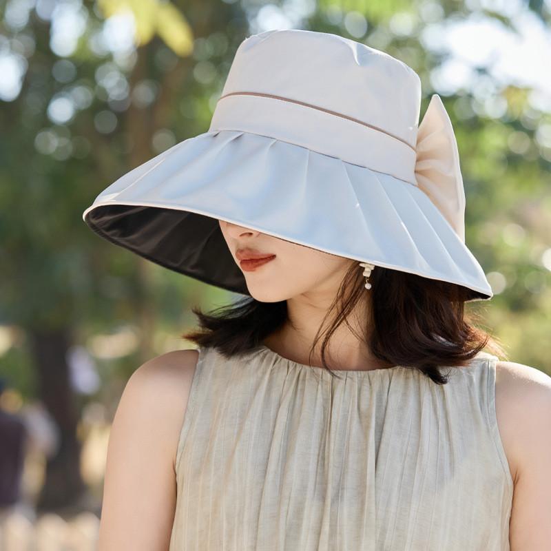 Sun Protection Wide Brim Hat With Adjustable Fit For Outdoor Summer Travel