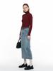 GENERALIDEA Ribbed Turtleneck Pullover [Burgundy] / Wbd4L05547