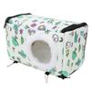 Winter Warm Bird House Cotton Hanging Hammock Bird Sleeping Bed Cage for Budgies Parakeets Cockatiels M