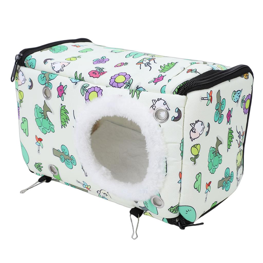 Winter Warm Bird House Cotton Hanging Hammock Bird Sleeping Bed Cage for Budgies Parakeets Cockatiels M