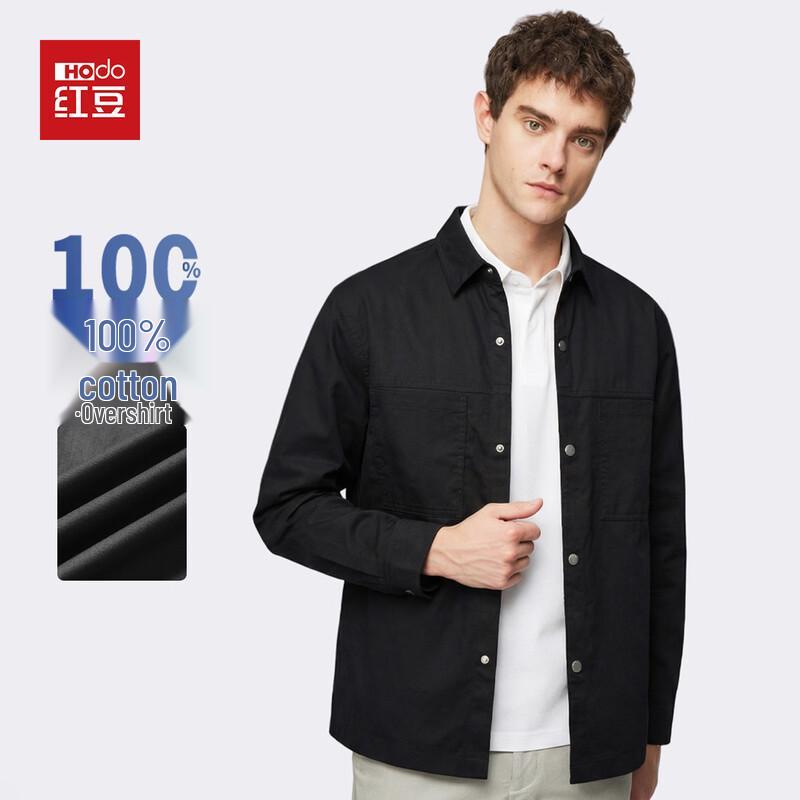 Hodo Men s Long-Staple Cotton Overshirt L