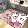 1 pezzo, "Tappeto Adorabile con Design di Gatto Cartone Animato - Perfetto per Arredamento Casa, Tappeto Ufficio, Coprisedia, Uso Esterno e Idee Regalo!"P195