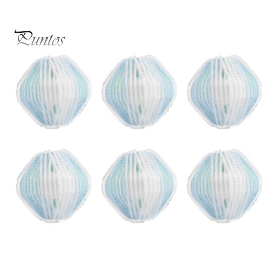 

6 шт. средство для удаления шерсти домашних животных, многоразовый ловушка для ворса, эффективное средство для удаления волос, стиральная машина, сушилка для шерсти домашних животных синий/белый