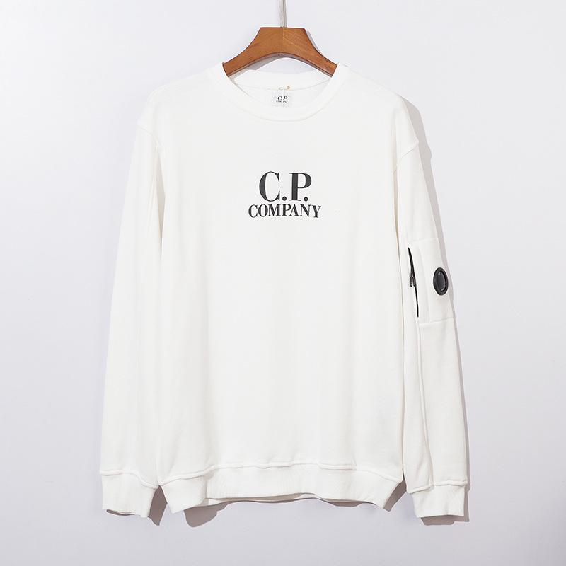 European & American CP Logo Casual Round Neck Hoodie