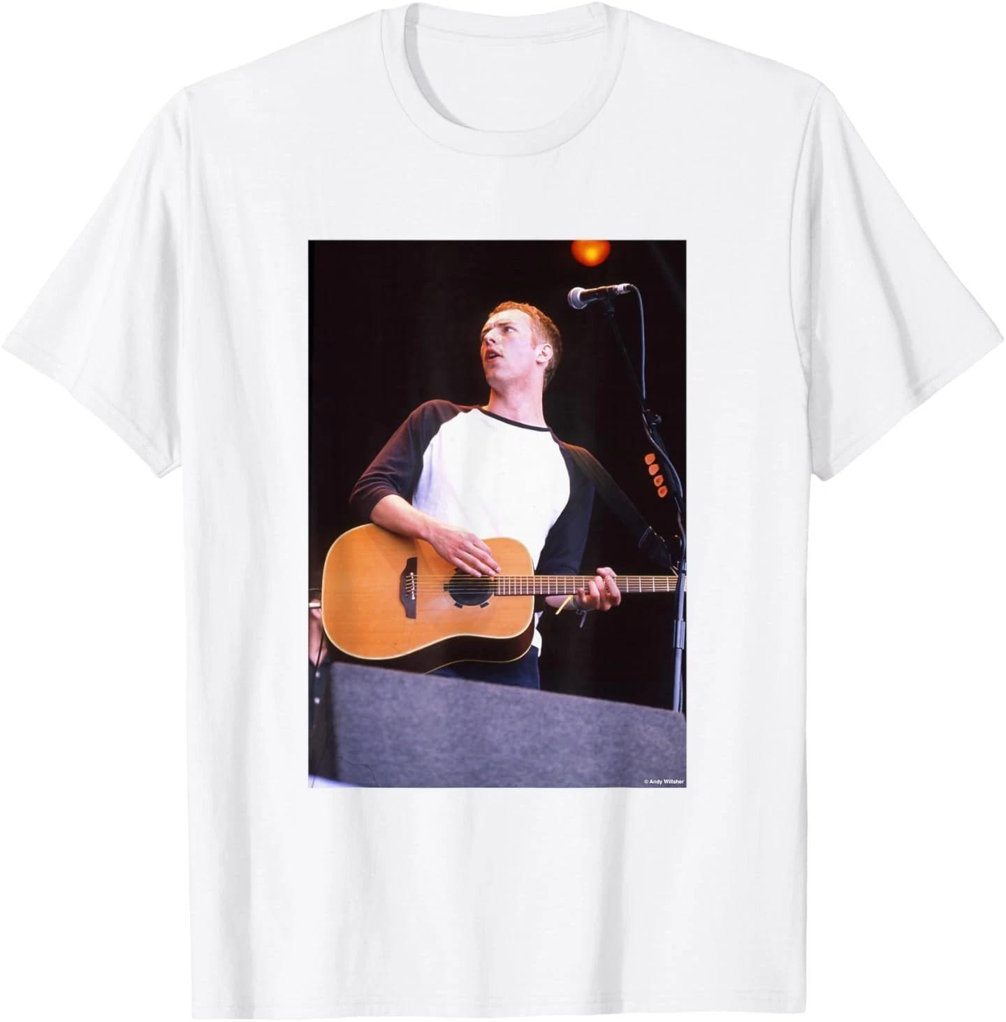 

Chris Martin of Coldplay Live X&Y Fix You by Andy Willsher T-Shirt 4XL