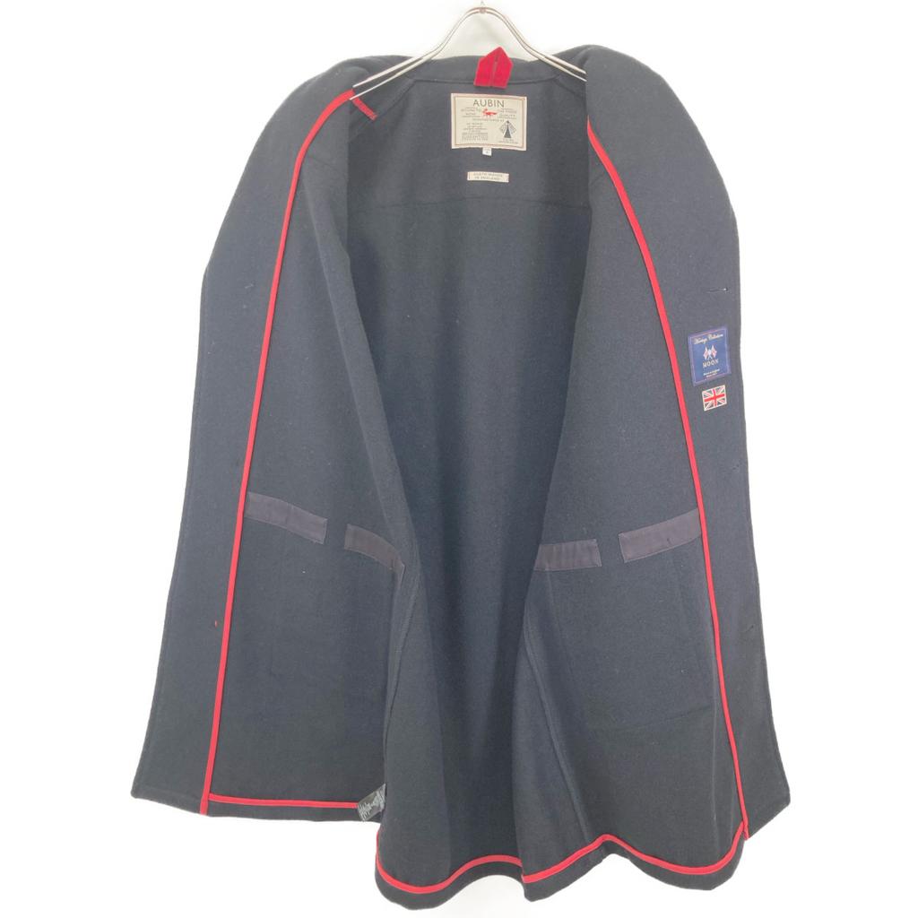 AUBIN [AUBIN] Black Wool Chester Coat Coat Small blackUsed