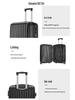 20-Inch Fixed Spot Corner Protector Trolley Luggage – ABS Travel Suitcase Bag with Printed Logo, Ideal As a Business Gift.