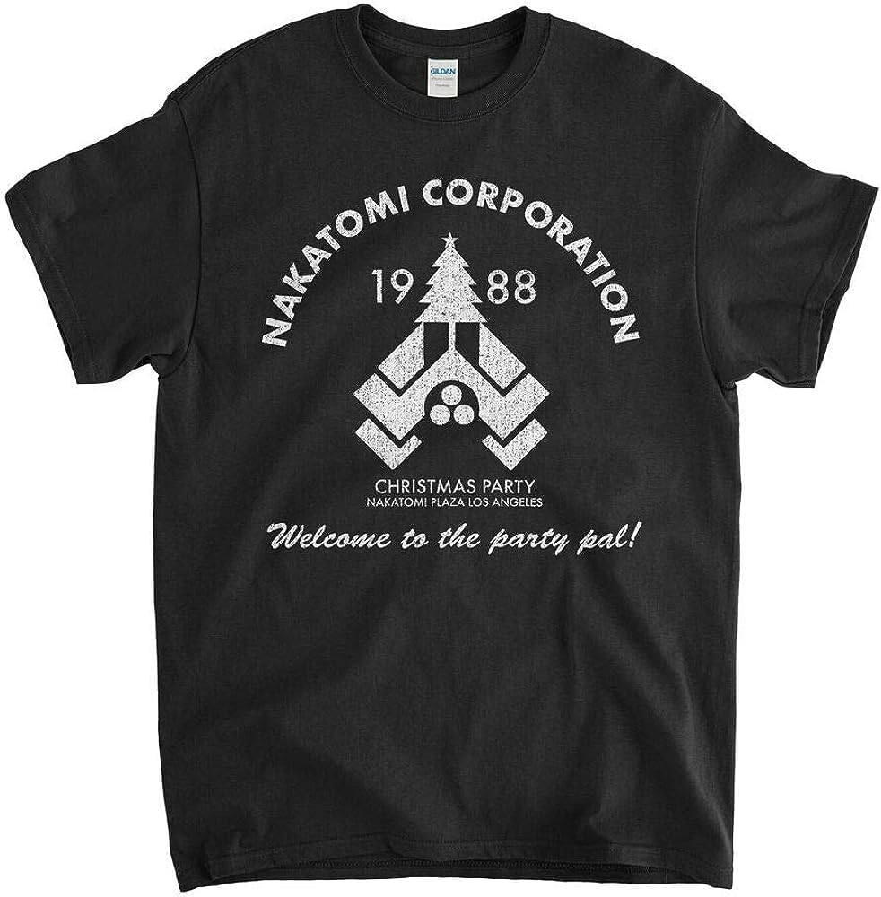 Inspired by Die Hard T Shirt Nakatomi Christmas Party Welcome to The Party Pal XS чёрный