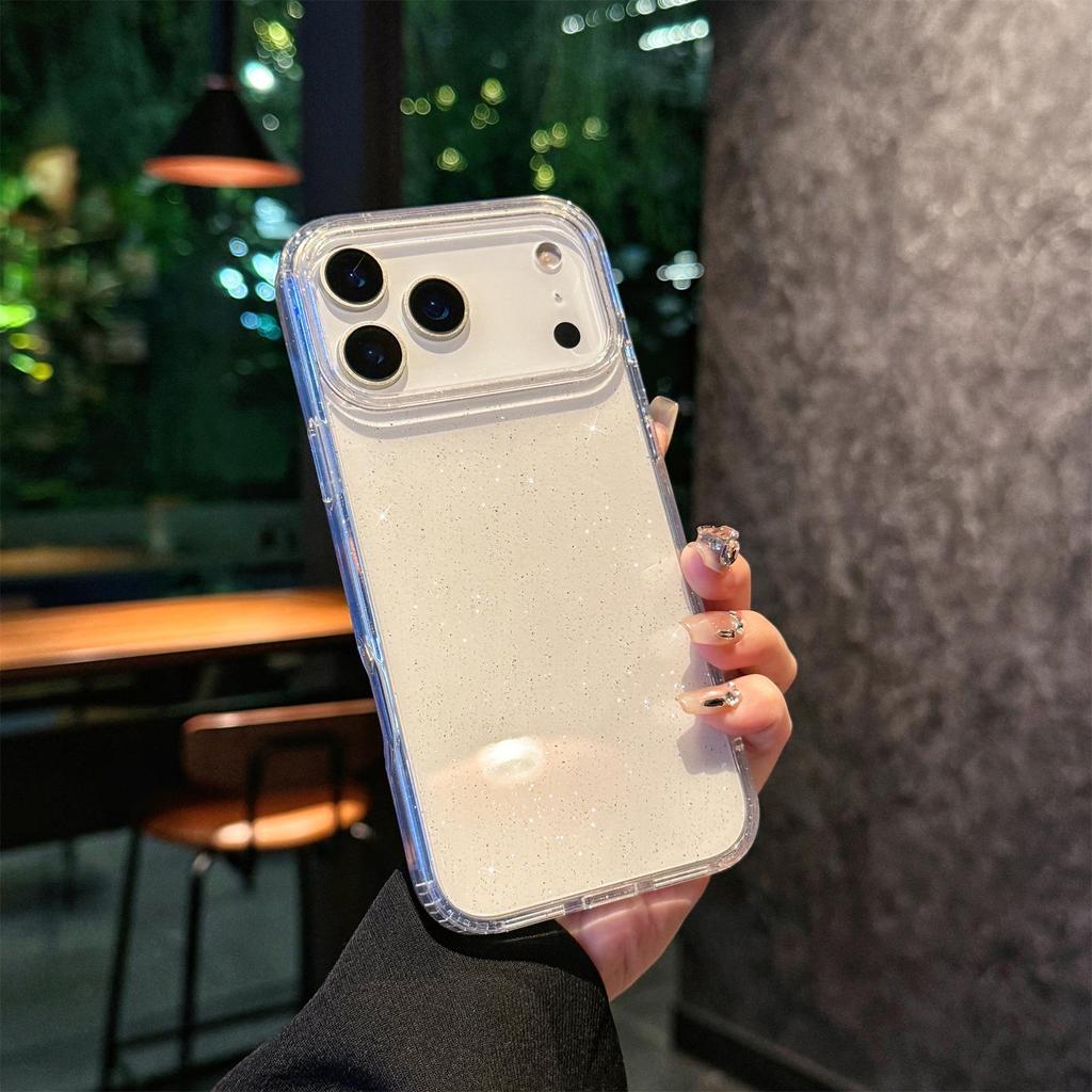 iPhone 17 Pro Max Starry Sky Glitter Case - High Transparency, Drop Protection, Fits 15 Pro Too
