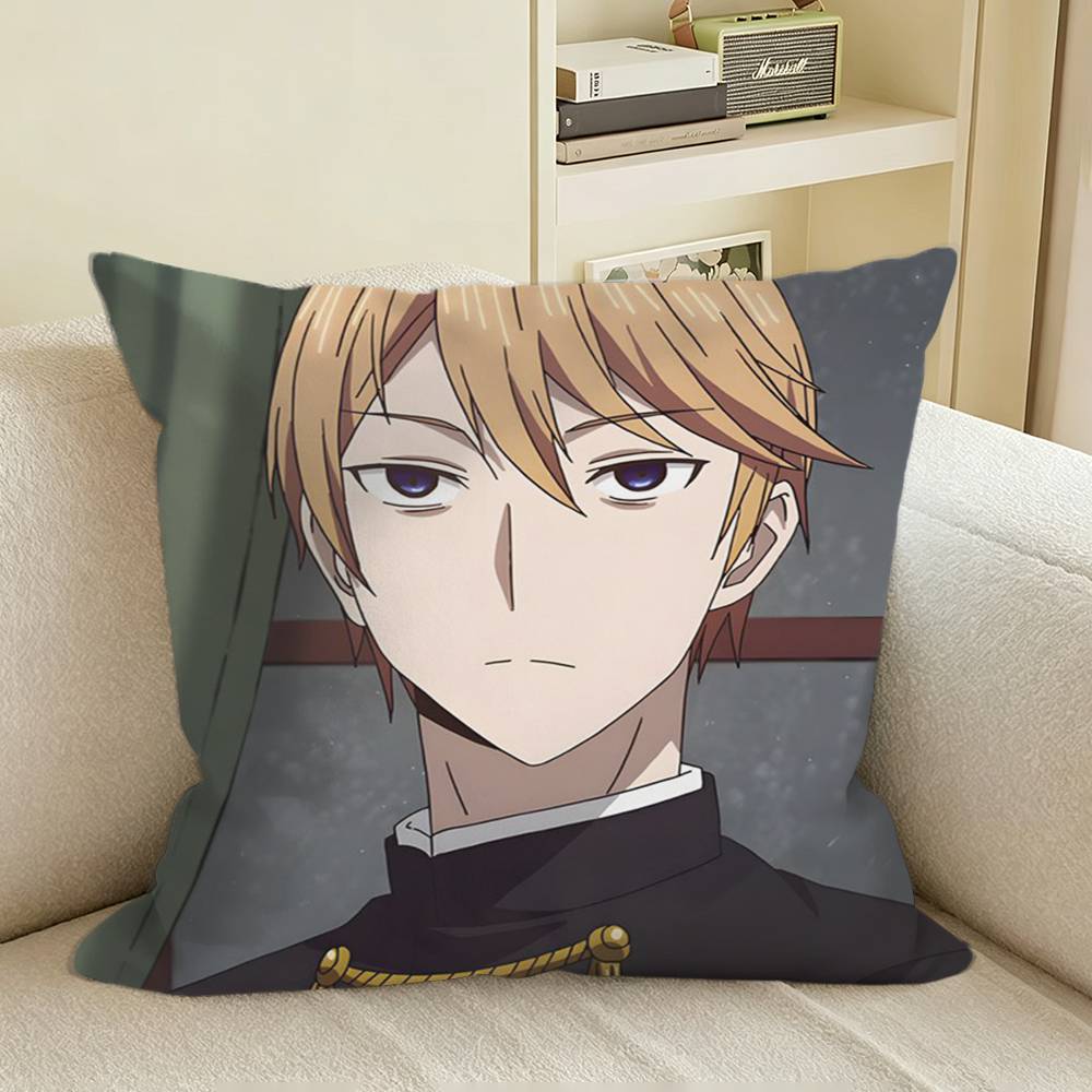 Shirogane From Love Is War Square Sofa Pillow Cover Solid Color Living Room Home Decor Cushion Case