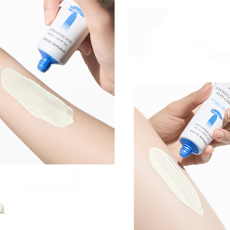 Nature Republic UV-Schutz Baobab Feuchtigkeitsspendende Sonnencreme LSF50+ PA++++ 40ml x 2 Stk.