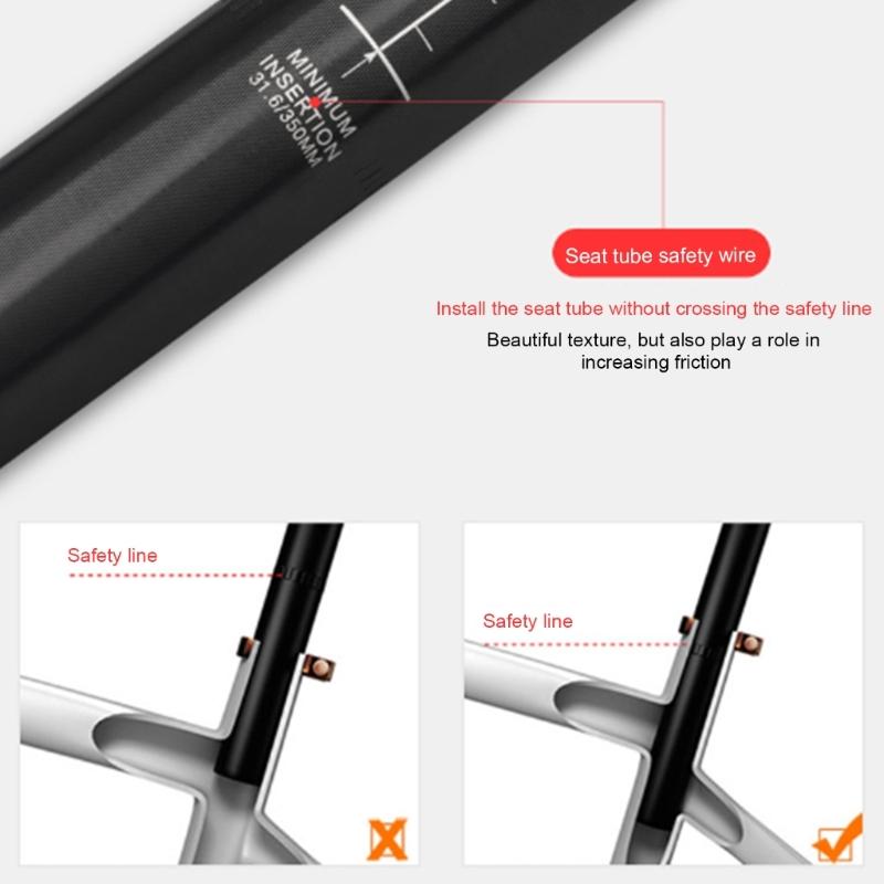 Aluminum Alloys Cushions Seats Post Road Bicycles Seatpost Support Stem Tube Bicycles Seatpost Accessories