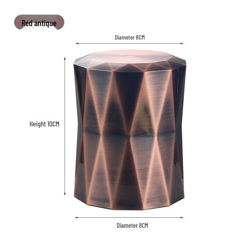 Electroplated Diamond Grid Dice Shaker Cup with Custom Logo