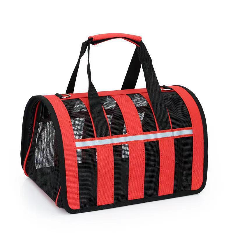 Portable Foldable Cat Carrier: Spacious, Breathable Pet Capsule for Travel