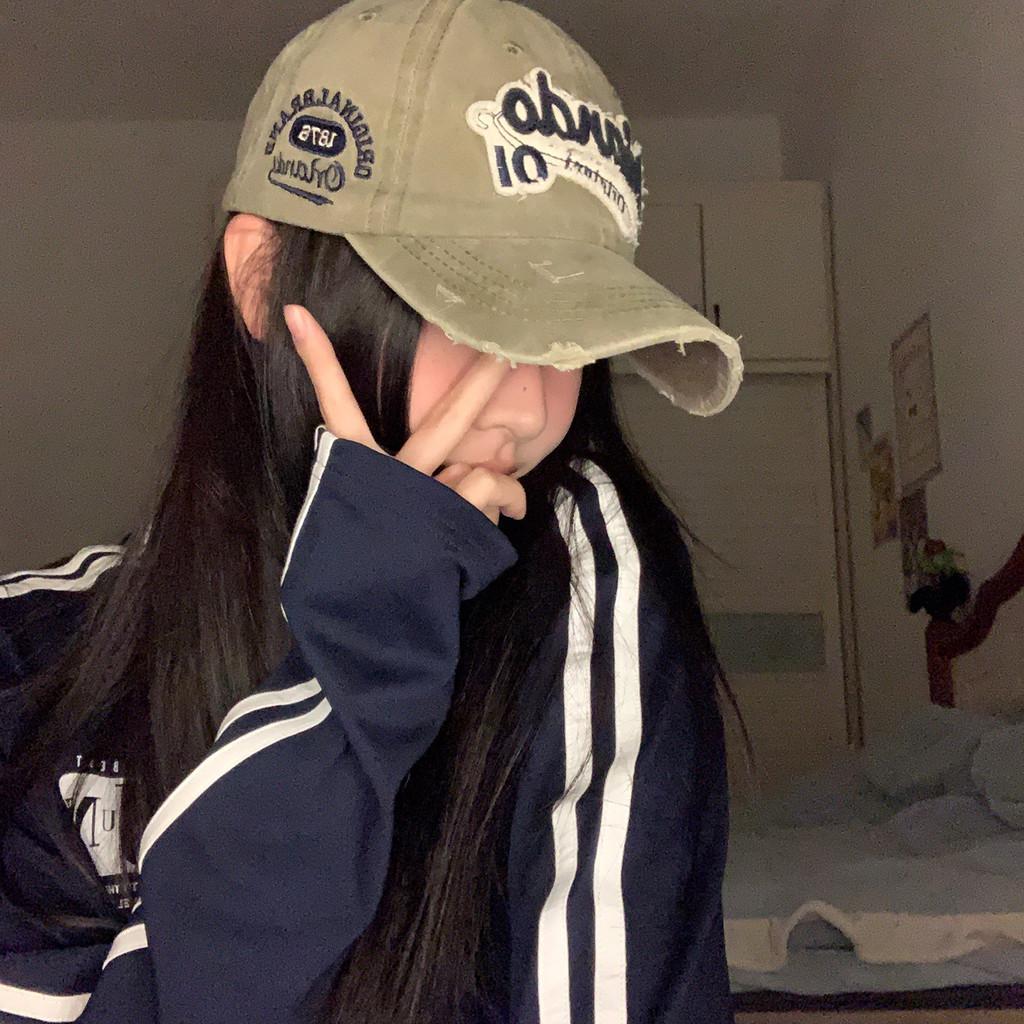 

Модная ретро бейсболка с вышивкой новых английских букв и изогнутым козырьком хаки