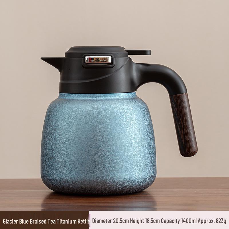 

Pure Titanium Temperature Display Kettle: Large Capacity White Tea Stewing & Brewing Pot for Heat Preservation (2025)
