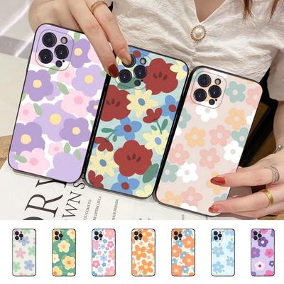 Blumen Perle Telefon Fall Für iPhone Samsung Galaxy Redmi Xiaomi Hinweis SA 6 7 8 9 10 11 12 13 14 15 16 20 21 22 23 53 54 Pro Max Plus Ultra TPU Weich