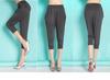 BlackCoco Sarouel Loose Elastic Dark Women's Pants, Fit, 3/4 Length, Stretchy, Comfortable, (JP, Alphabet, L, Standard, Gray) [Used]