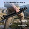 SmallRig AD14 Carbon Fiber Video Max Fluid Head with To Tilt Compact Travel Folded Product 5441 Heavy-Duty Tripod, 185cm, 22.5lbs (10kg) Load, +85°