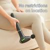 Mulit Functional Fascia Gun with Extended Handle Percussion Back Massager for Muscle Relaxation Back Waist Body Massage