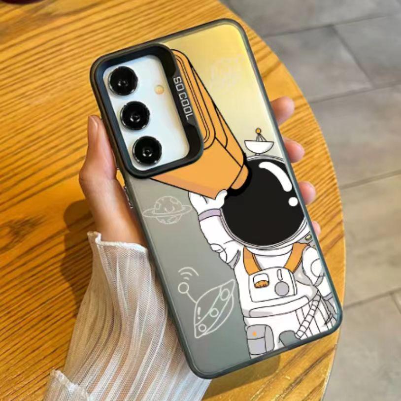 

Creative Astronaut Case for Samsung Galaxy S25 Ultra/S24/A55/A56 Samsung S20 4G/5G
