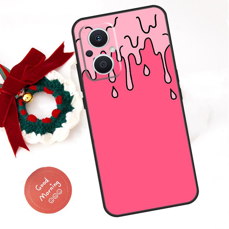 Pastel Melting Rainbow Dripping Funda For OPPO Reno 14 F 13 12 11 10 Pro 11F 12F 13F 7 8 Lite OPPO Find X9 X5 X6 X8 Pro Case